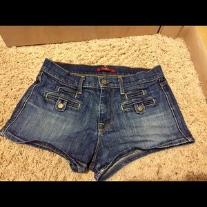 7 for all Mankind high rise shorts